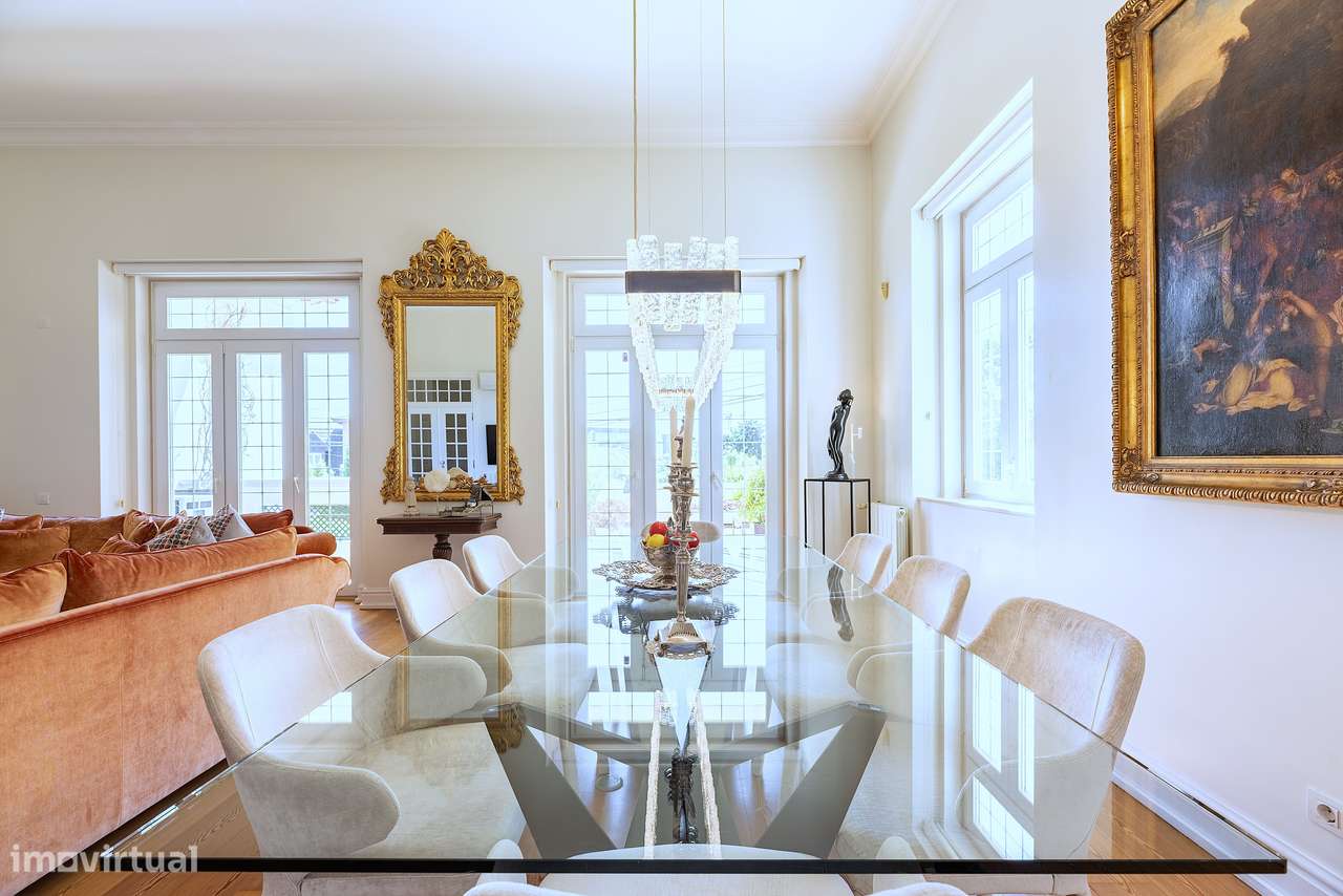 T3 duplex Monte Estoril com vista mar e terraço-16