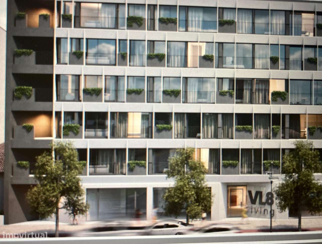 T2 Novo com varanda, garagem e eficiência A+-0