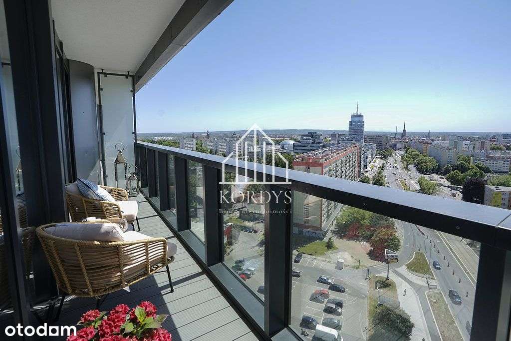 Piękne 2-pokojowe Hanza Tower z balkonem + parking-10