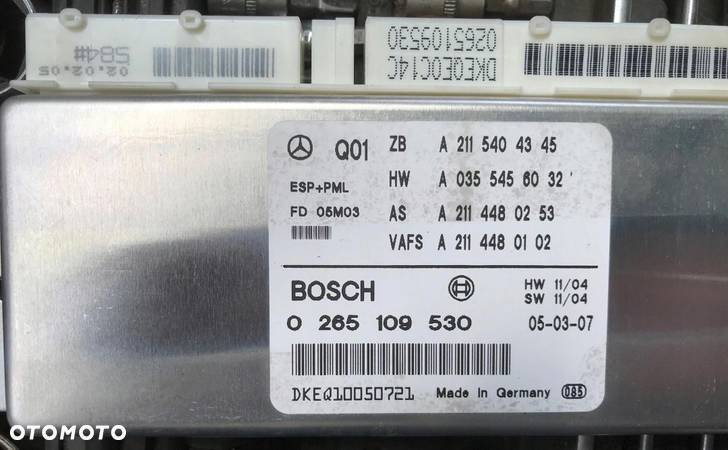 Mercedes W211 STEROWNIK ESP PML A2115404345 - 1