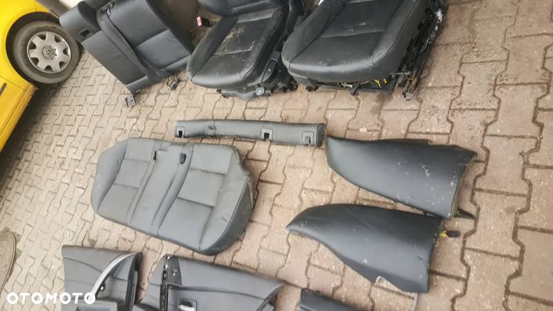 Fotele kanapa boczki tapicerka skóra skórzana wnętrze BMW E60 E61 - 3