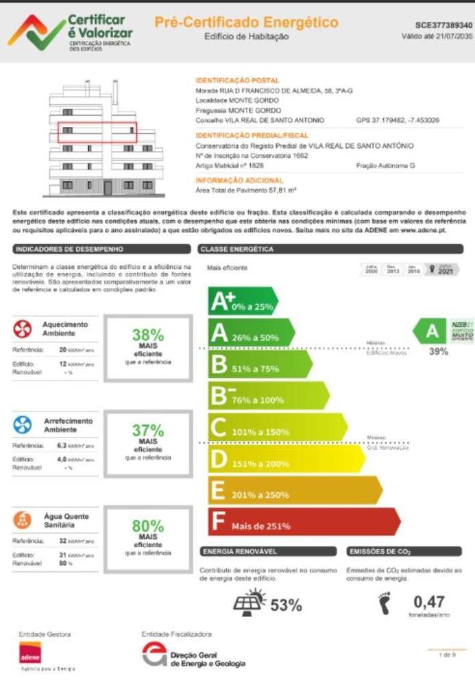 Apartamento T2 em Monte Gordo de 60,00 m2 - Grande imagem: 4/12