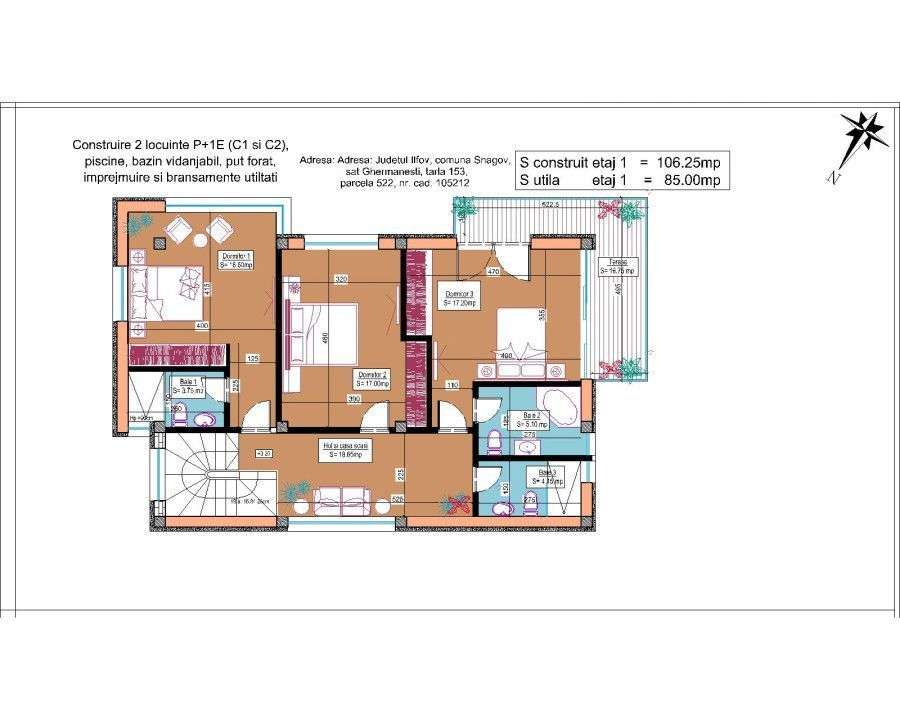 Vile Individuale Noi 4 camere Snagov Ghermanesti-18