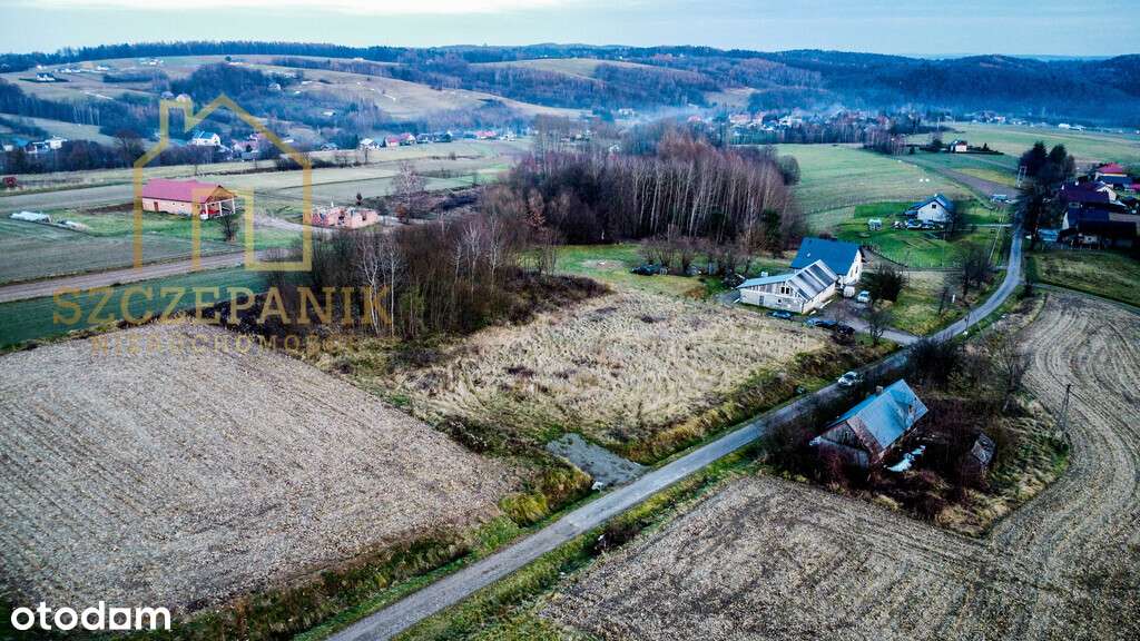 Piękna widokowa działka budowlana  25a z WZ, Media-6