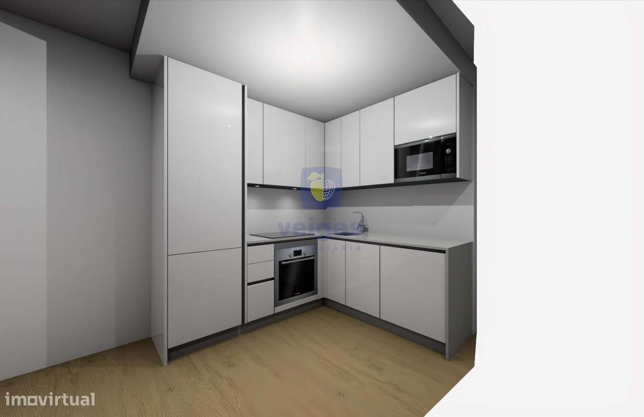 Apartamento T0 Duplex com varandas no empreendimento ANJOS 49-15