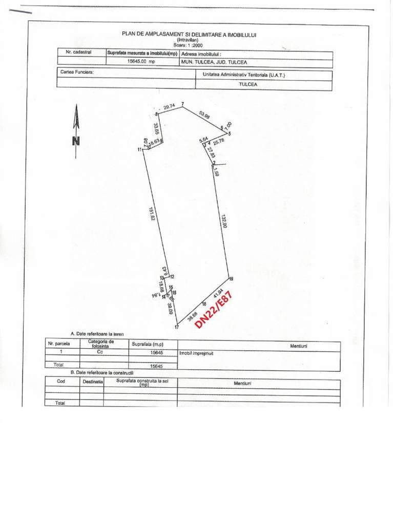 ID 7290 Oportunitate investitii - Teren Zona Peco - Imagine principală: 2/2