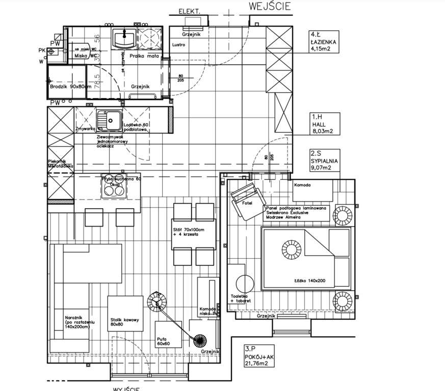 Komfortowy apartament  z parkingiem-15