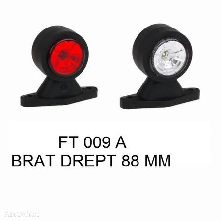 Lampă gabarit cu brat drept 88 mm FT-009 A - LED Fristom - 1