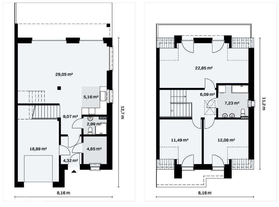 Domy w zabudowie bliźniaczej Swarzędz Gruszczyn-10