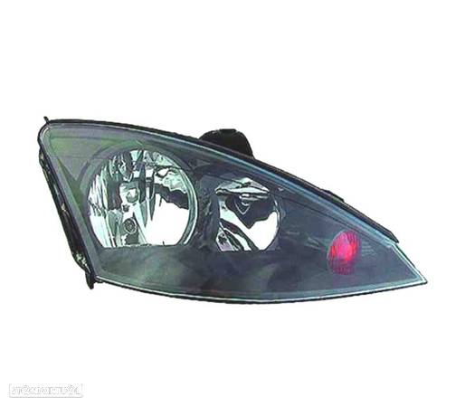 FAROL DIR OPTICAS PARA FORD FOCUS II 01-05 FUNDO PRETO - 1