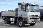 Mercedes-Benz ACTROS 1841 / 4 X 4 / CAMION BASCULAN PE 3 FETE / EPS+AMBRIEI / EURO 5 / 2010 - 20