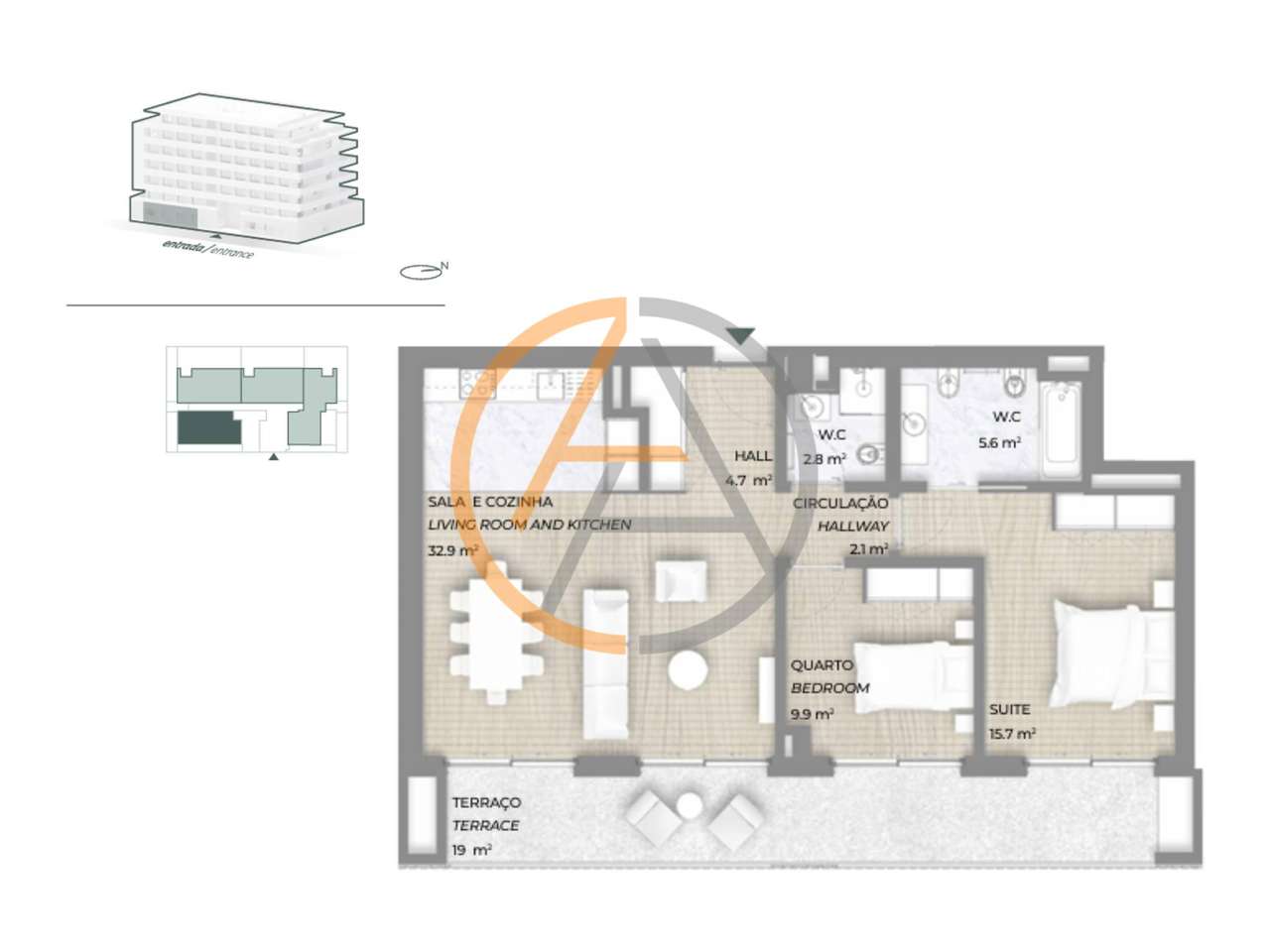 Apartamento T2 Novo | Verde Vale | Maia-38