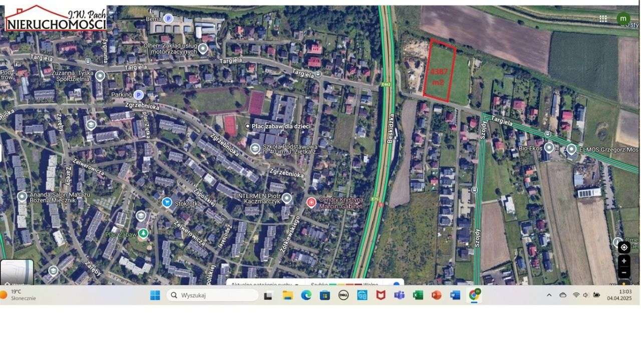 Okazja działka 4387m2 (usługowo-mieszkaniowa) - Pełny obrazek: 2/8