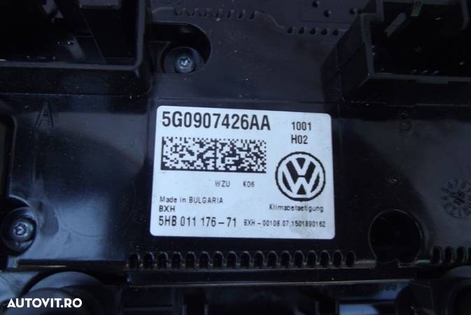 Panou comenzi caldura AC VW Golf 7 VW Passat B8 dezmembrez VW Golf 7 - 4