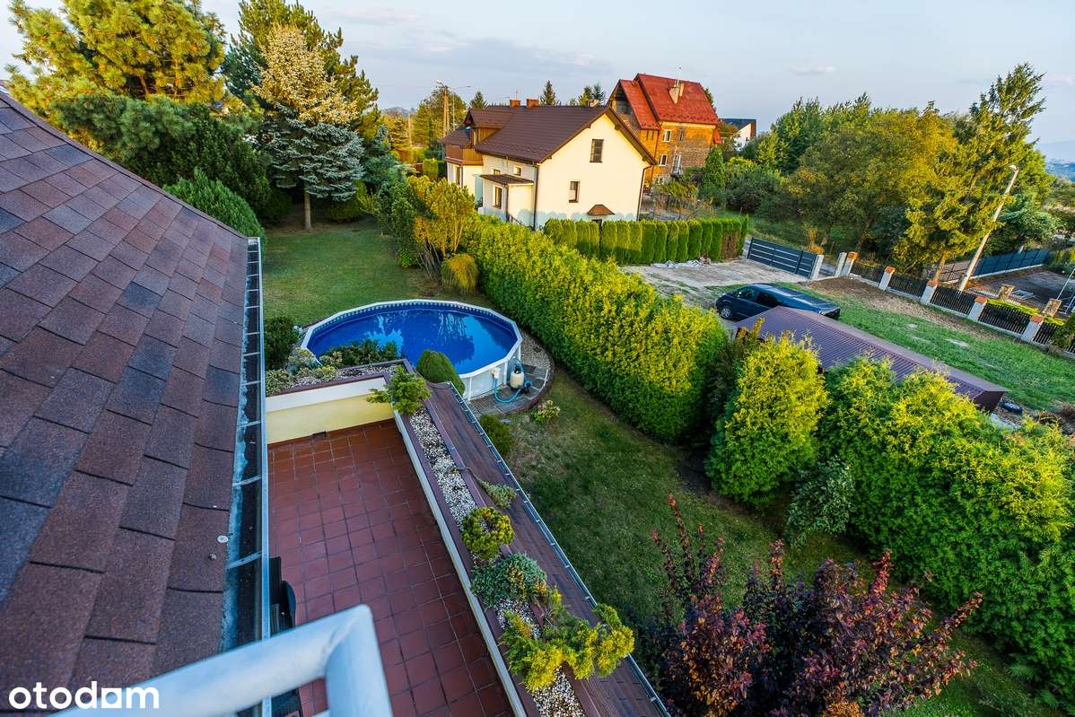 Dom wolnostojący z ogrodem i basenem w Mogilanach – 250 m²-2