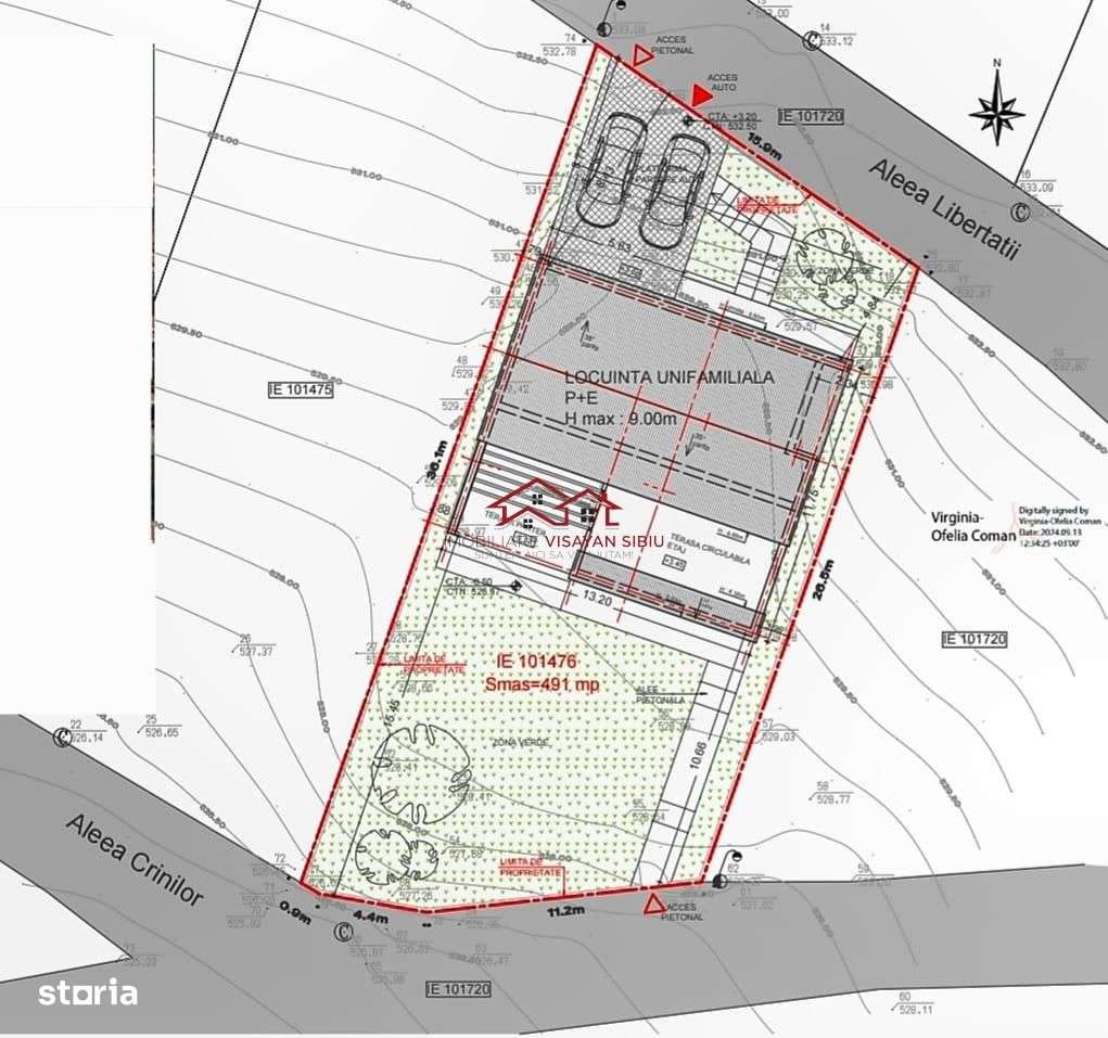 teren cu aut.construire,Sura Mare,langa Sibiu,comision 0-3