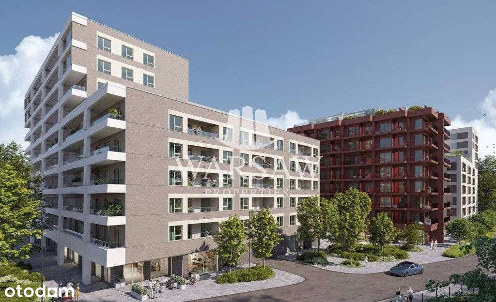 2 pok., Modern Mokotów, ogródek, 382 cm wysokość !-19