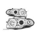 FARÓIS ANGEL EYES PARA OPEL ASTRA F 91-94 CHROME CROMADO - 1