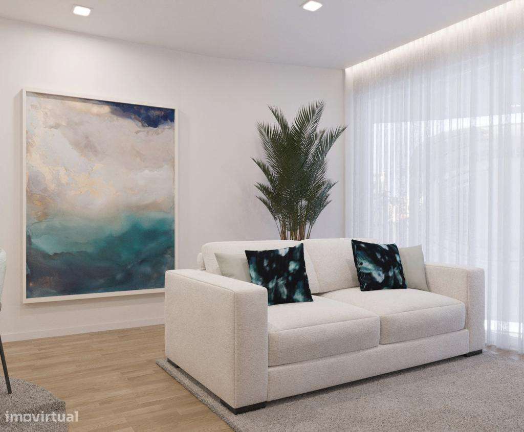 Excelente T1 com terraço e grande jardim-2