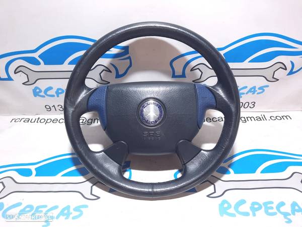 VOLANTE GUIADOR COMPLETO MERCEDES BENZ SLK R170 W170 A1704600003 1704600003 CLK C208 W208 PELE AIRBAG - 1