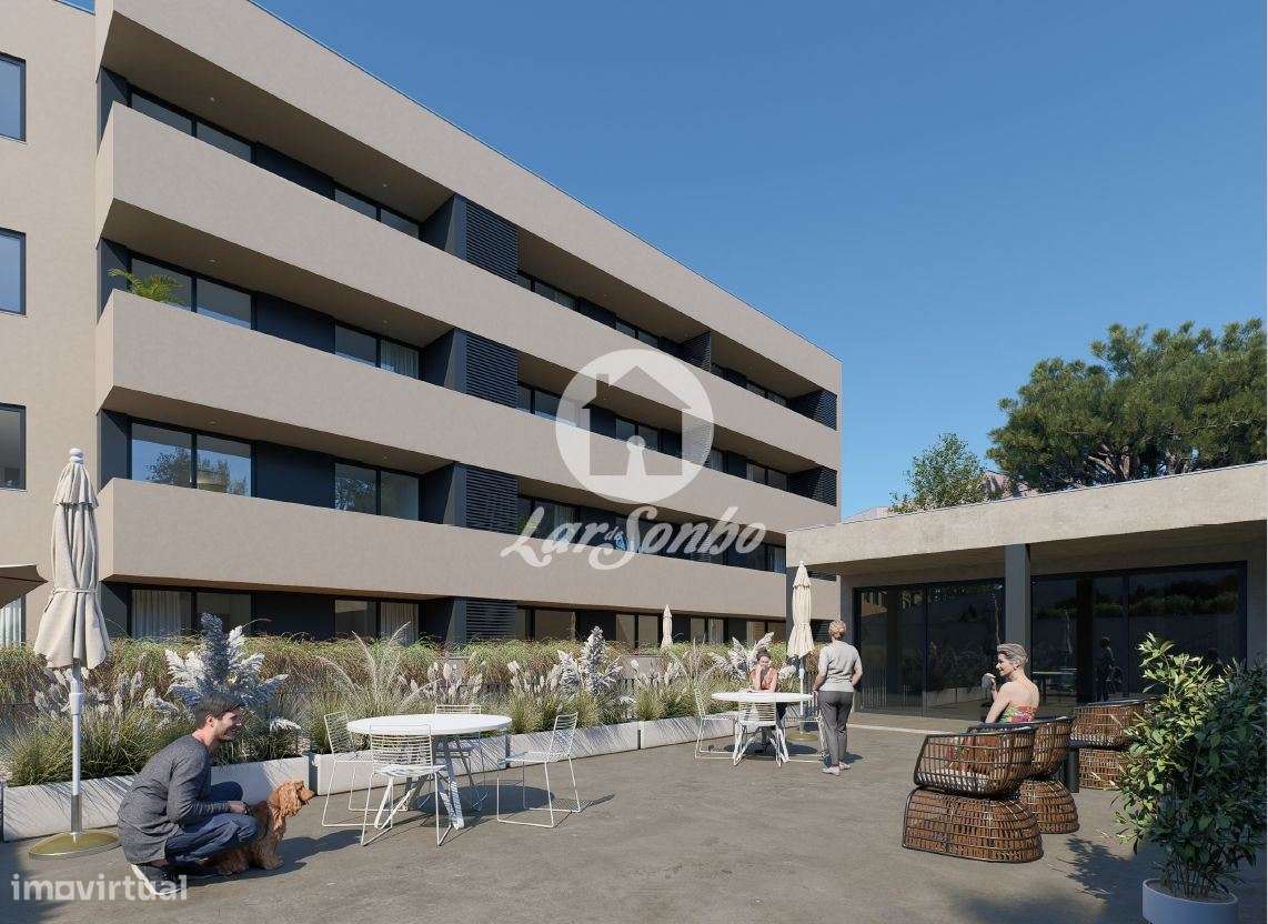 Apartamento T1 em construção, em condomínio fechado com piscina-10