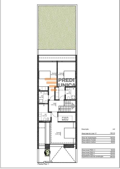 Moradia T3+1  Arquitetura Moderna Oferta ato escritura-14