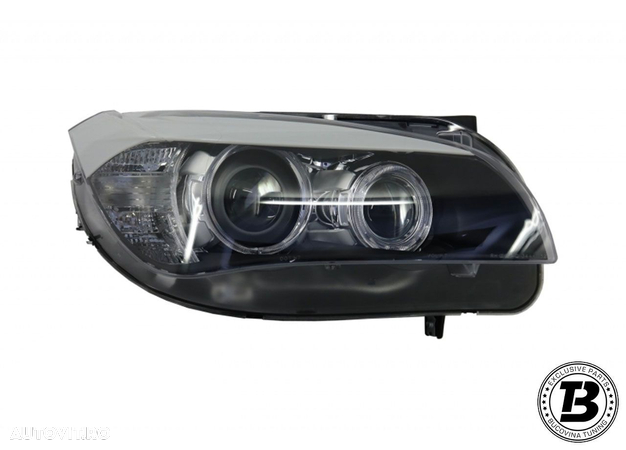 Faruri LED Angel Eyes compatibile cu BMW X1 E84 Xenon Design - 11