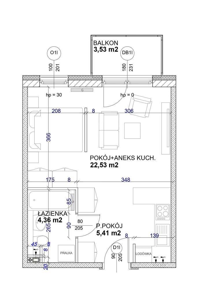 słoneczne mieszkanie 1-pok. / 2 pok. - Pełny obrazek: 2/13