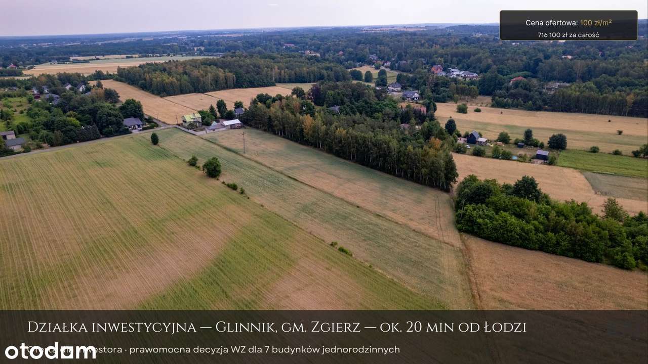 Warunki zabudowy- 7 domów jednorodzinnych-0