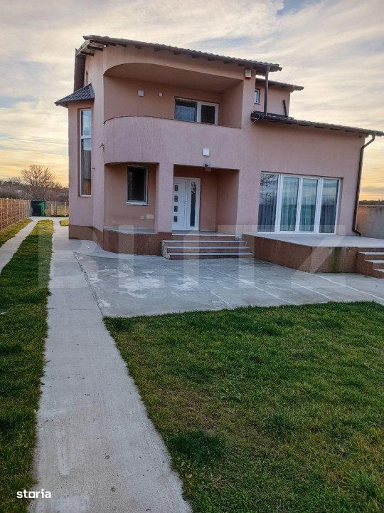 Casa individuala 5 camere, teren 2409 mp, 10 km Targoviste