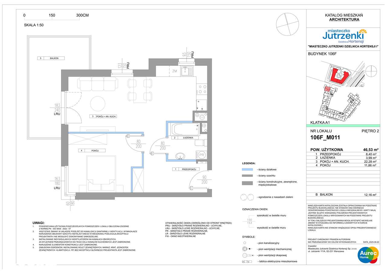 Miasteczko Jutrzenki Dzielnica Hortensji | 2 pokoje | 106F/M011 - Pełny obrazek: 2/7