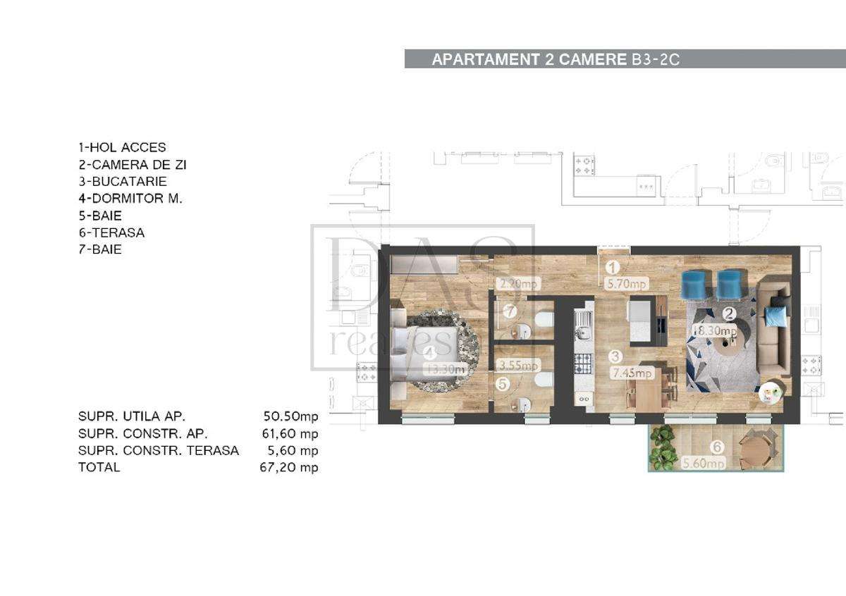 Apartament 2 camere | 2 bai | Belvedere Residence |  Aviatiei-13