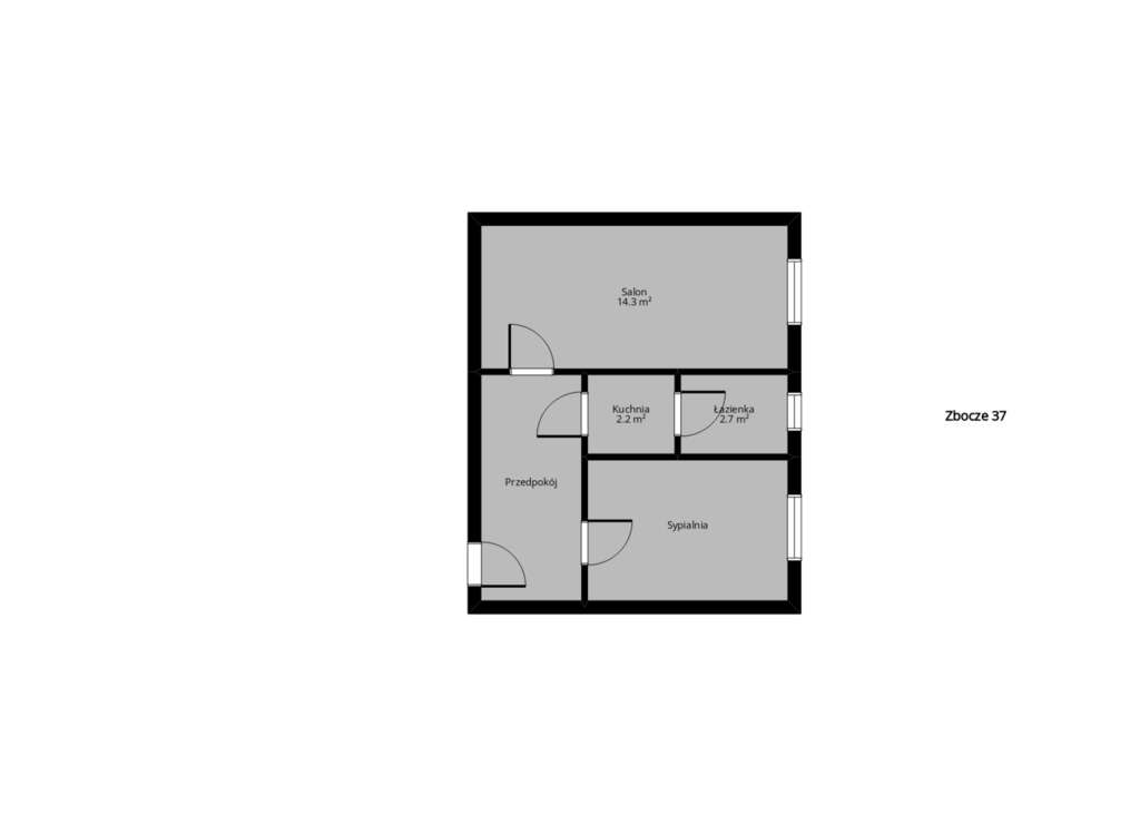 7 stycznia Dzień Otwarty Łódź 1 piętro 30 m2 2 pok - Pełny obrazek: 2/9