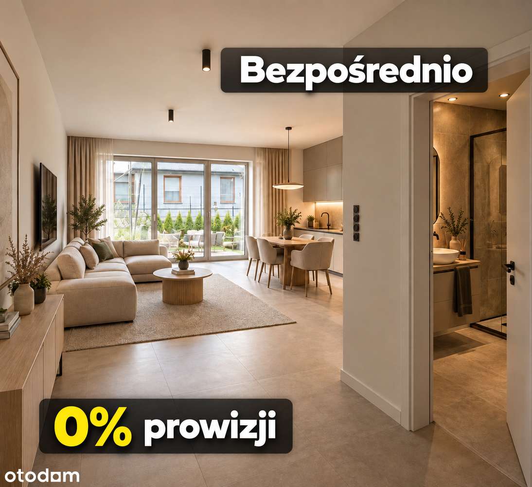 3 pokoje z ogródkiem | 0% prowizji | parking GRATIS