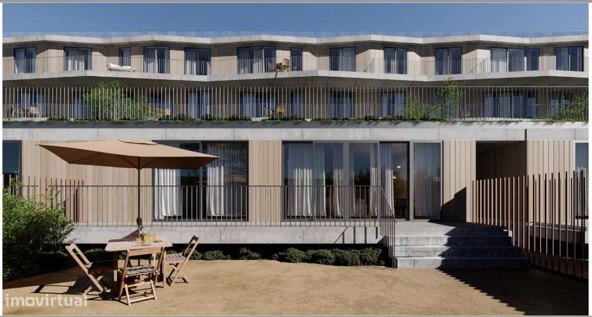 Apartamento T3 Novo com Varanda e Jardim-7