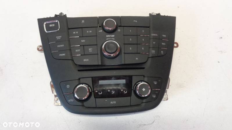 PANEL KLIMY NAVI RADIA OPEL INSIGNIA 20997887 13273095 08- - 1