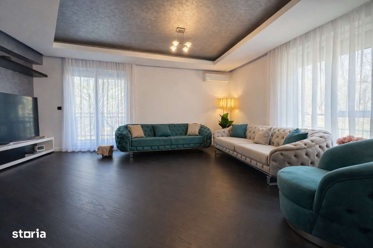 Apartament 3 camere, 102 mp, 2 parcri, Greenfield Baneasa
