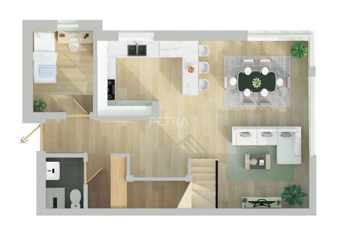 Blliźniak blisko Leszna, 5 pokoi, działka 616 m2-4