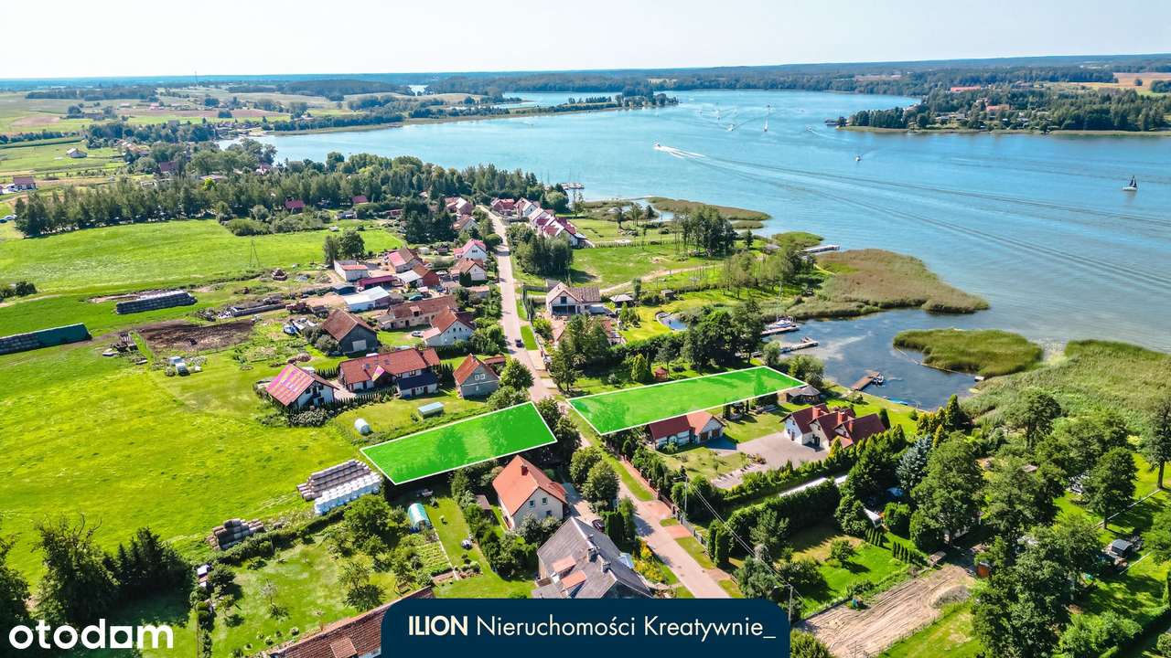 Tałty | działka budowlana z linią brzegową SWJM | MPZP, media - Pełny obrazek: 4/6