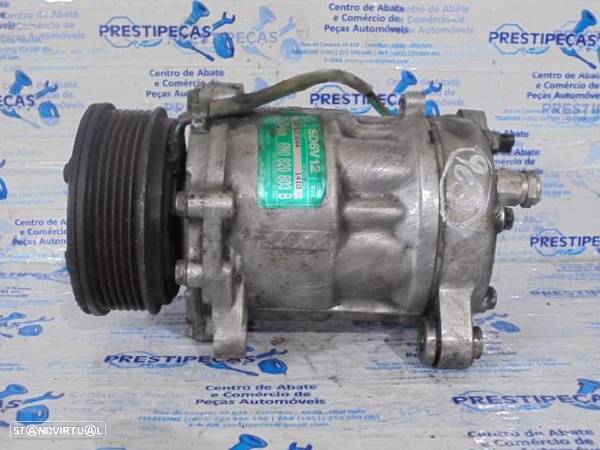 Compressor AC 6N0820803B VW  POLO 3 6N FASE 2 2000 1.4I 60CV 5P CINZA GASOLINA SANDEN - 4