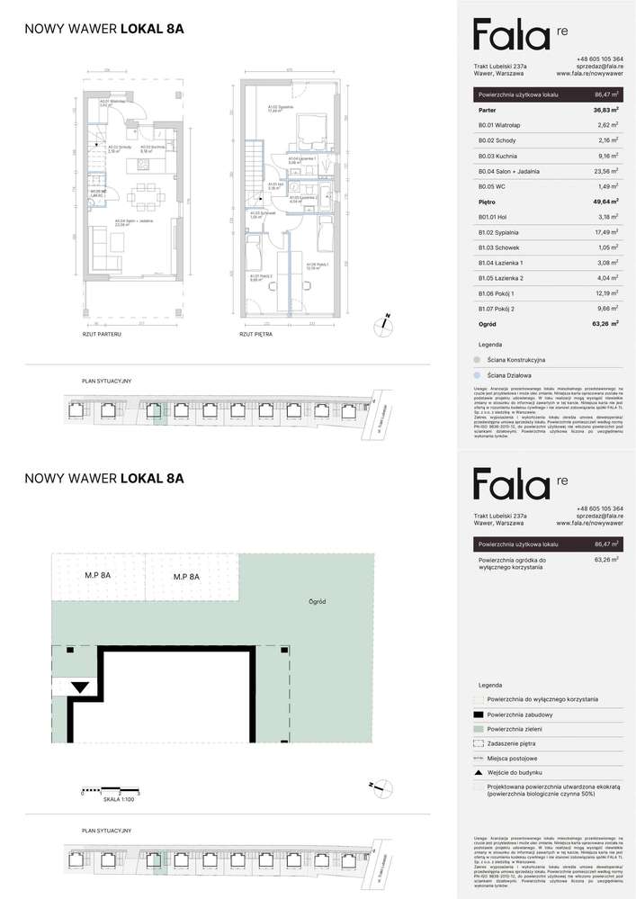 Nowy Wawer | mieszkanie 4-pok. | 8A - Pełny obrazek: 2/9