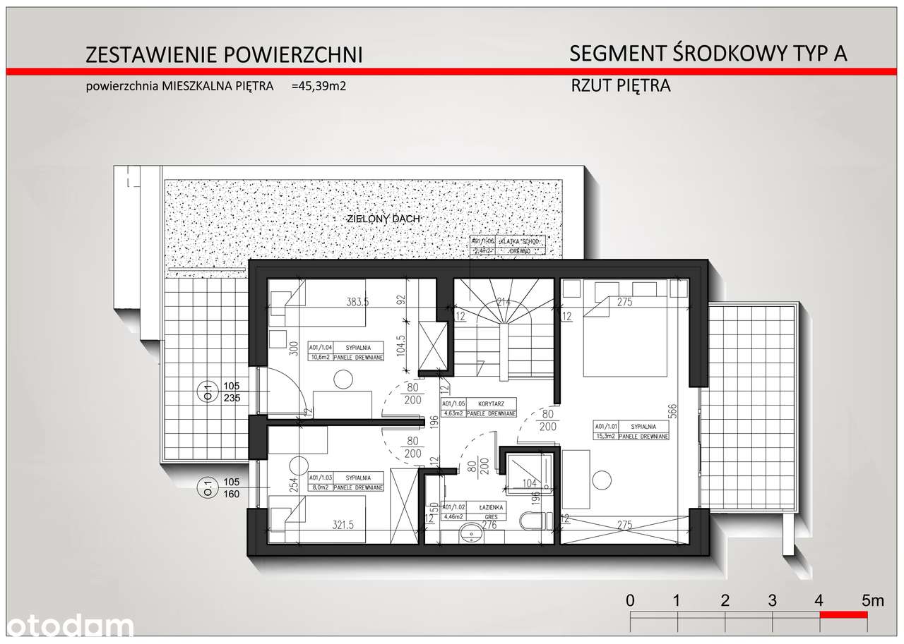 Gotowe domy w zabudowie szeregowej 110m2, 4 pokoje,Garaż, pompa ciepła-14