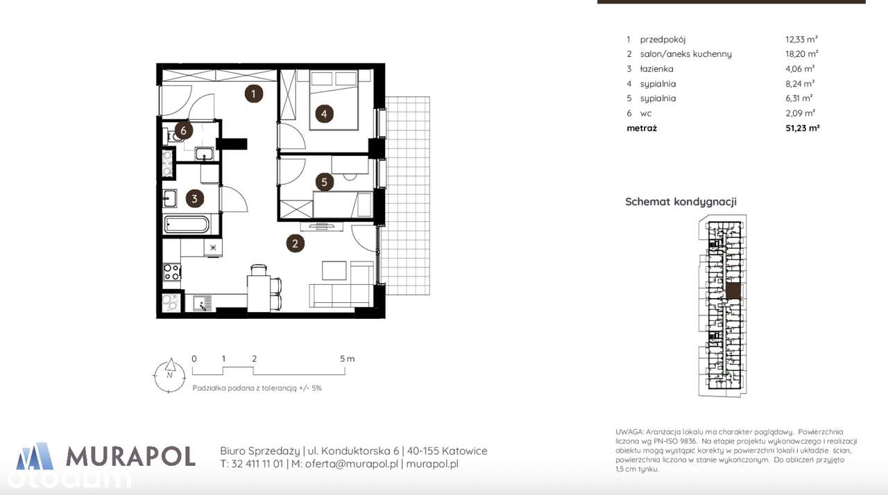 Zadzwoń po rabat! Mieszkanie z ogrodem 5 minut od Spodka!-5