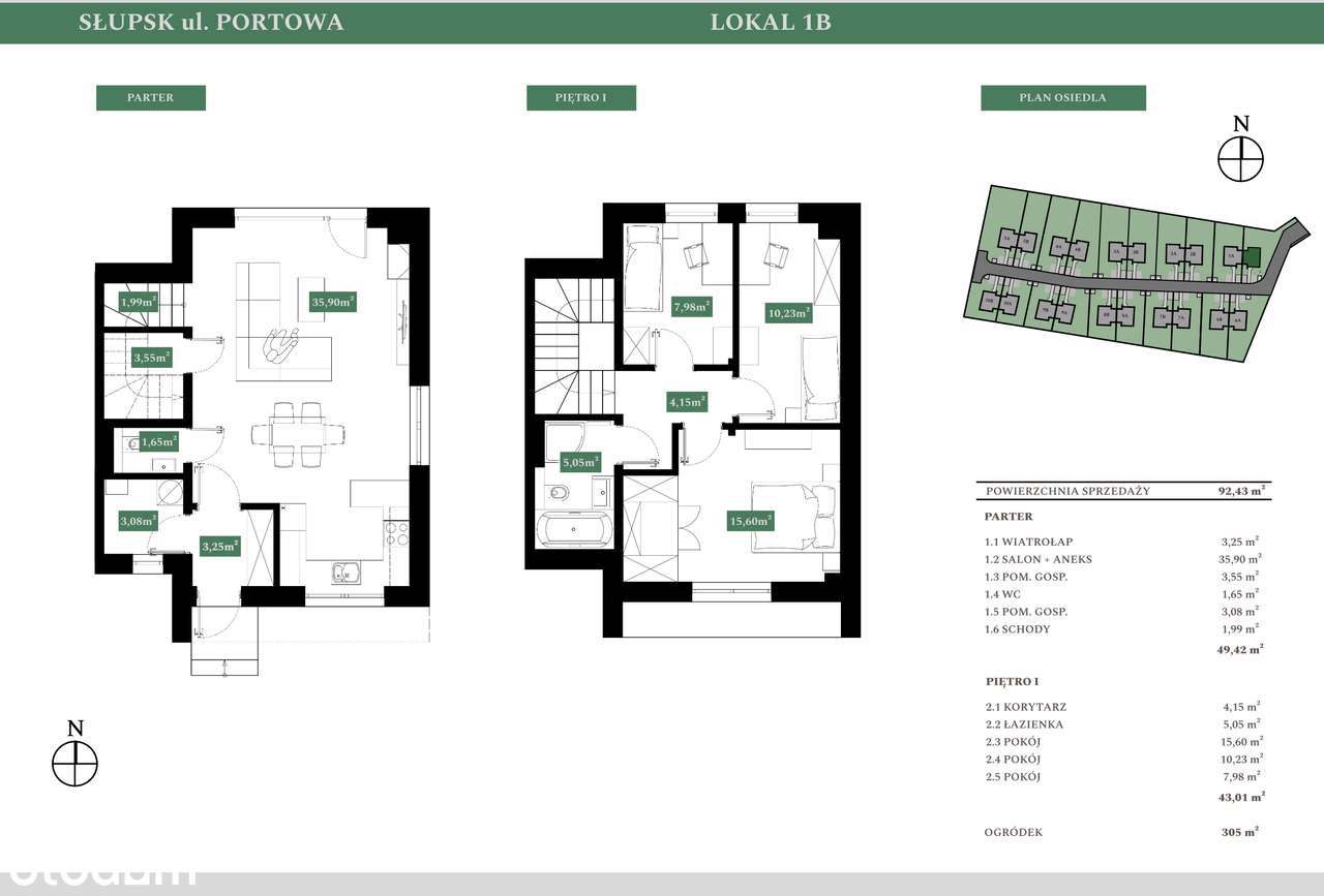 Nowość ! Lokal mieszkalny w Słupsku  duża działka  2x m. parkingowe-1