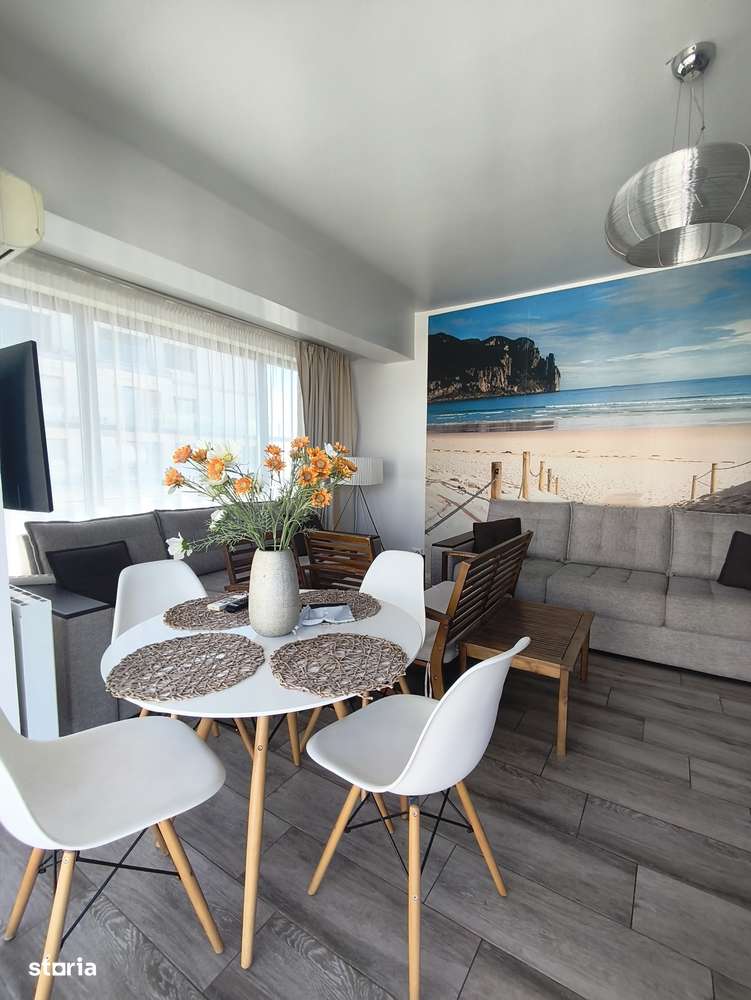 Apartament Mamaia in bloc De Silva aproape de Cluburi și Summerland-13