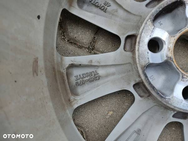 FELGA ALUMINIOWA ALUFELGA 15 TOYOTA YARIS II 4x100 5.5J 42611-0D240 - 5