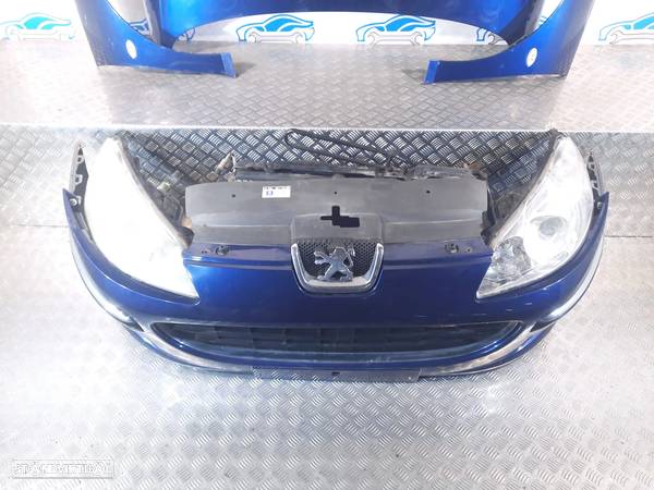 FRENTE COMPLETA PEUGEOT 407 6D 6E CAPOT PARACHOQUES GUARDA-LAMAS OTICAS RADIADOR VENTILADOR FRENTE FIBRA REFORÇO - 3