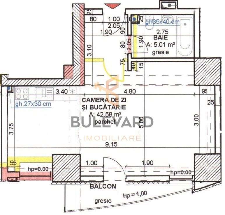 Comision 0. Apartament tip studio bloc nou view deosebit! - Imagine principală: 4/5