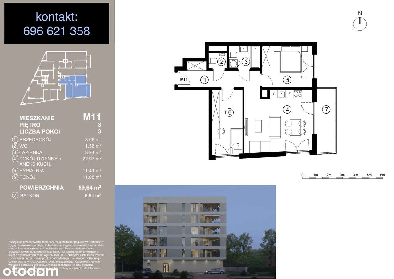 3 pokoje / Balkon / winda / wysoka jakość wykonania-6