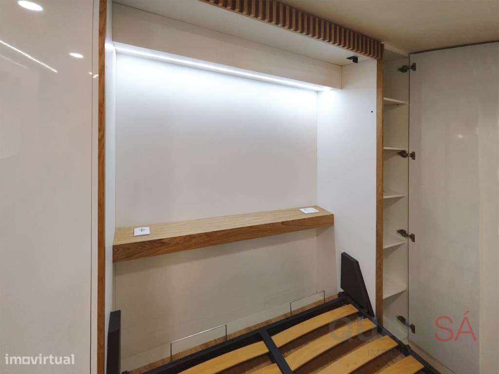 Apartamento T0 novo, equipado e com varanda, localizado na Cedofeit... - Grande imagem: 4/32